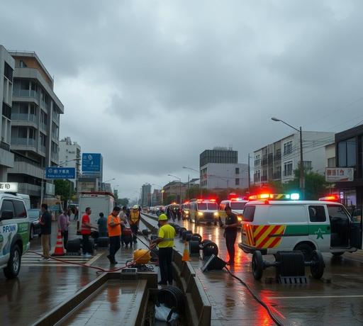 鋒面來襲全台警戒　防汛單位嚴陣以待
