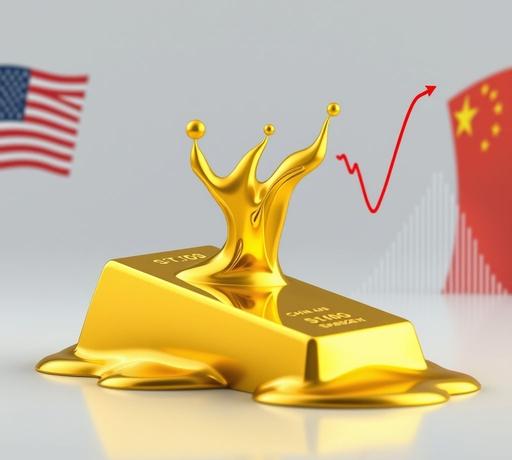 黃金價格回落，市場風險偏好提升短線承壓
