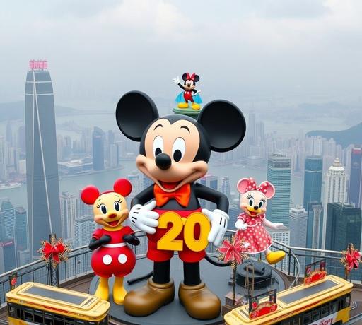 香港迪士尼20周年慶全城同慶 夢幻魔法點亮盛夏