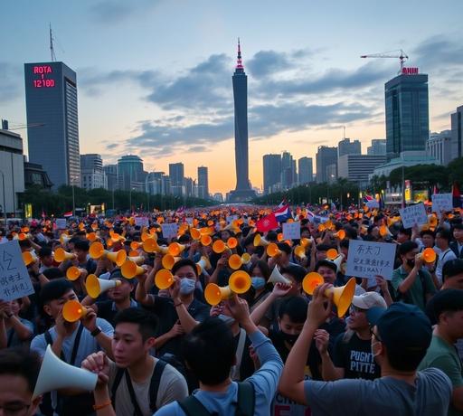 國民黨519『全民叭賴』行動，全台同步喇叭抗議賴清德施政