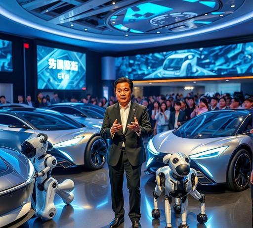 古天樂以流利國語亮相新車發布會 展現汽車熱忱