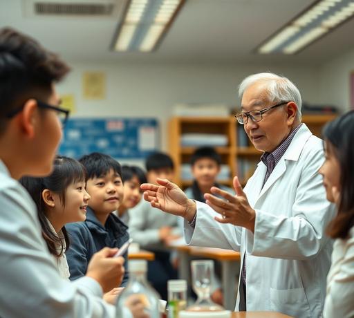 諾貝爾化學獎大師親臨北一女 激發學子科學潛能