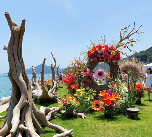 台中海洋觀光季盛夏登場 自然美學X日本草月流漂流木藝術展現夏日新景