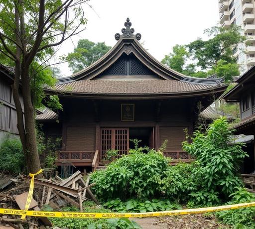台中自由路二段疑似日治時期佛寺古建築啟動暫定古蹟程序