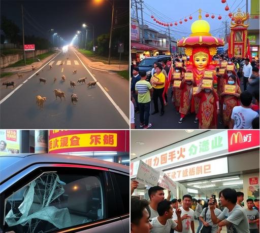 台中苗栗南投焦點新聞：動物事故、媽祖進香、罷免衝突與社會安全多面觀察