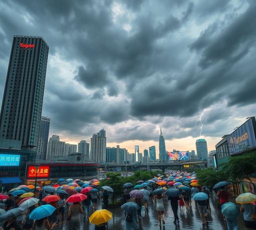 全台17縣市大雨特報　首颱『蝴蝶』生成機率升高