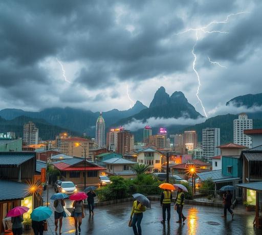全台15縣市大雨特報  氣象署警告短時強降雨、雷擊威脅