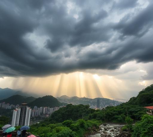 台灣本週高溫炎熱午後雨勢增強 氣象預警多縣市防範強降雨與高溫