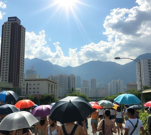 全台高溫炎熱，午後雷陣雨成近期天氣主軸