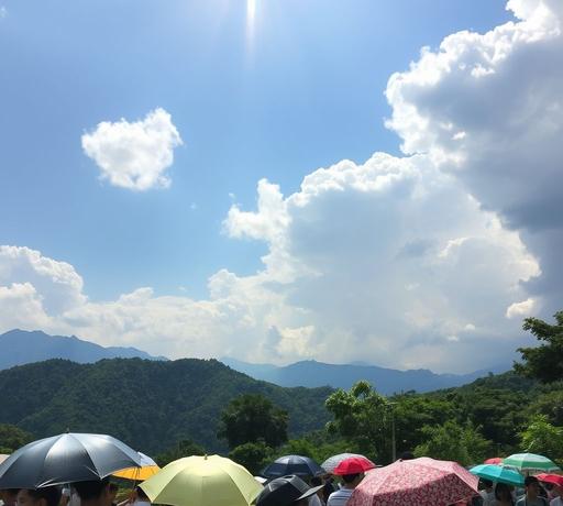 全台持續酷熱 夏日午後雷陣雨頻繁