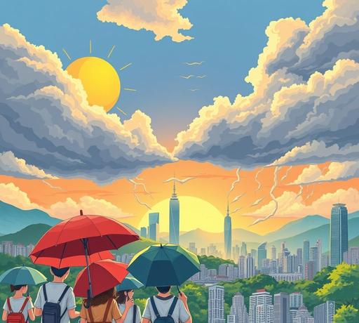 台灣高溫持續與國際情勢動態分析
