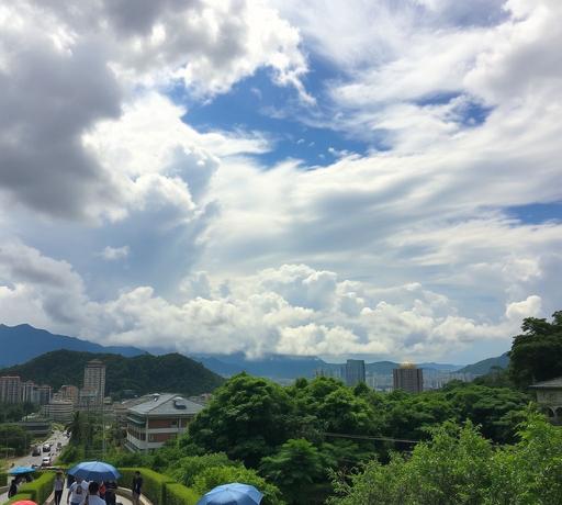 台灣天氣多變 西南風夾帶降雨週末起影響全台