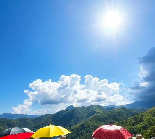 全台高溫酷暑來襲 中南部防午後雷陣雨與強風浪