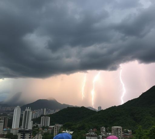 全台劇烈天氣與高溫雙警報　本週南方水氣北移天氣轉折