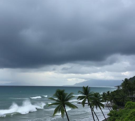 熱帶性低氣壓94W急襲台灣 今晚花蓮登陸全台防豪雨強風