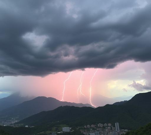 高空冷心低壓影響　雷陣雨與冰雹席捲全台