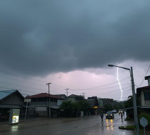 西南風攜對流 強降雨襲中南部多地嚴防災情