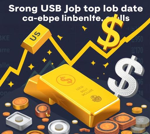 美國就業數據強勁，黃金價格承壓走低
