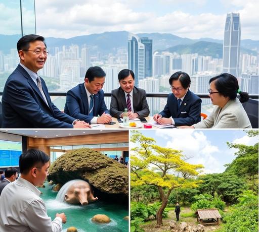 夏寶龍香港考察聚焦經濟復甦及生態旅遊規劃